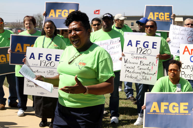 Protest at Fort Hood